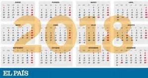 Calendario Laboral Año 2018