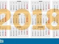 Calendario Laboral Año 2018